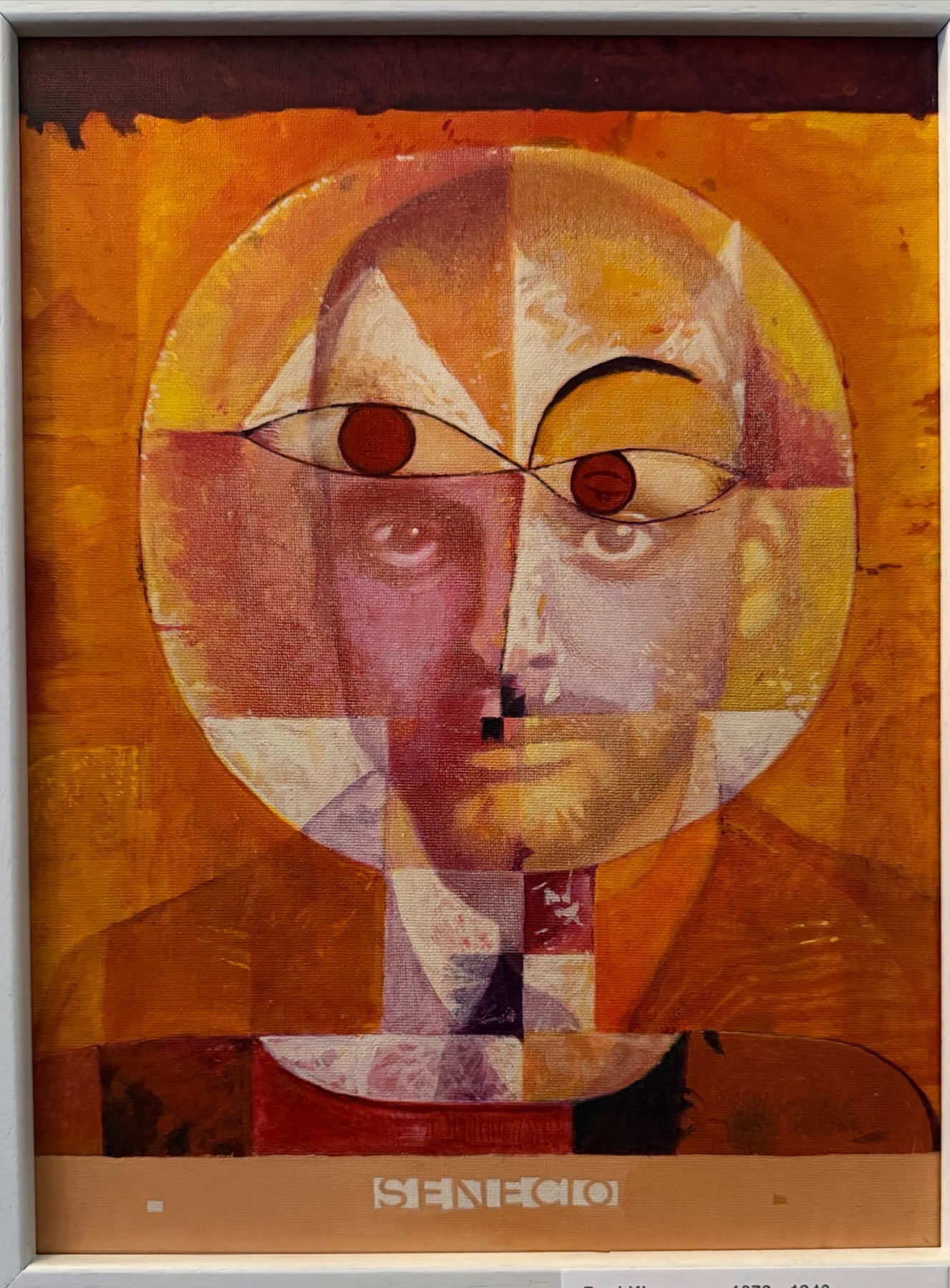 Paul Klee a geometrická tvář s odkazem na Senecio.